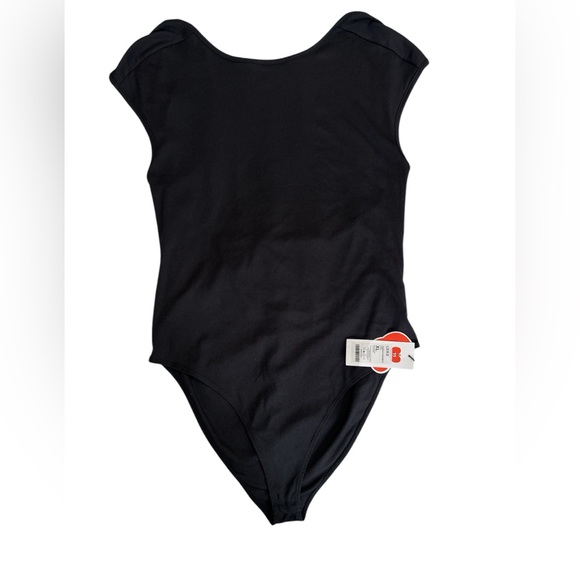 COPY - *NWT, Womens, Cider, High Neck Open Back Sleeveless Bodysuit, Black, Sz … - Picture 2 of 5